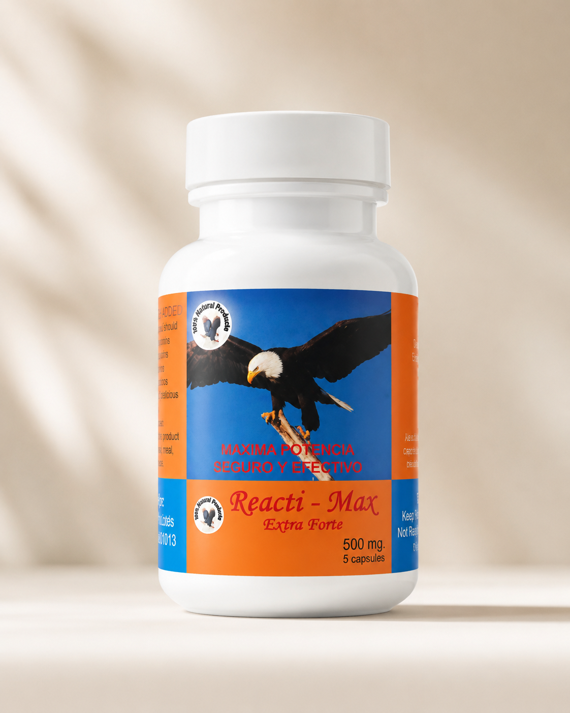Reacti-Max Extra Forte 500 mg | 5 Capsules