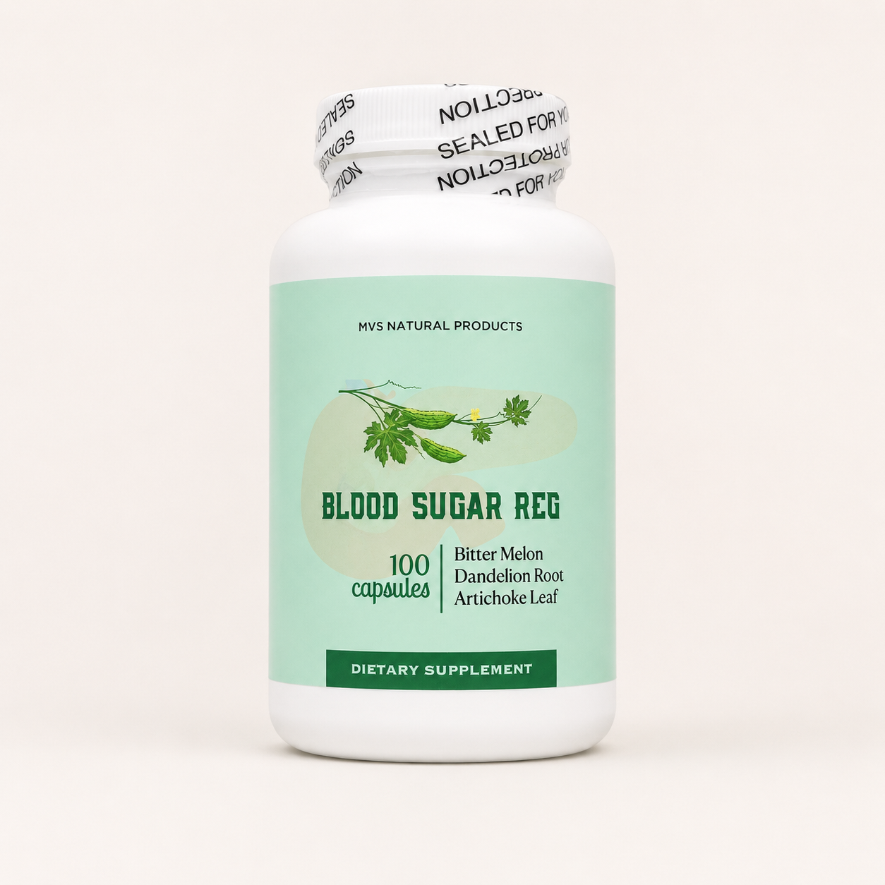 Blood Sugar Reg | Healthy Glucose Metabolism Support | 100 Capsules