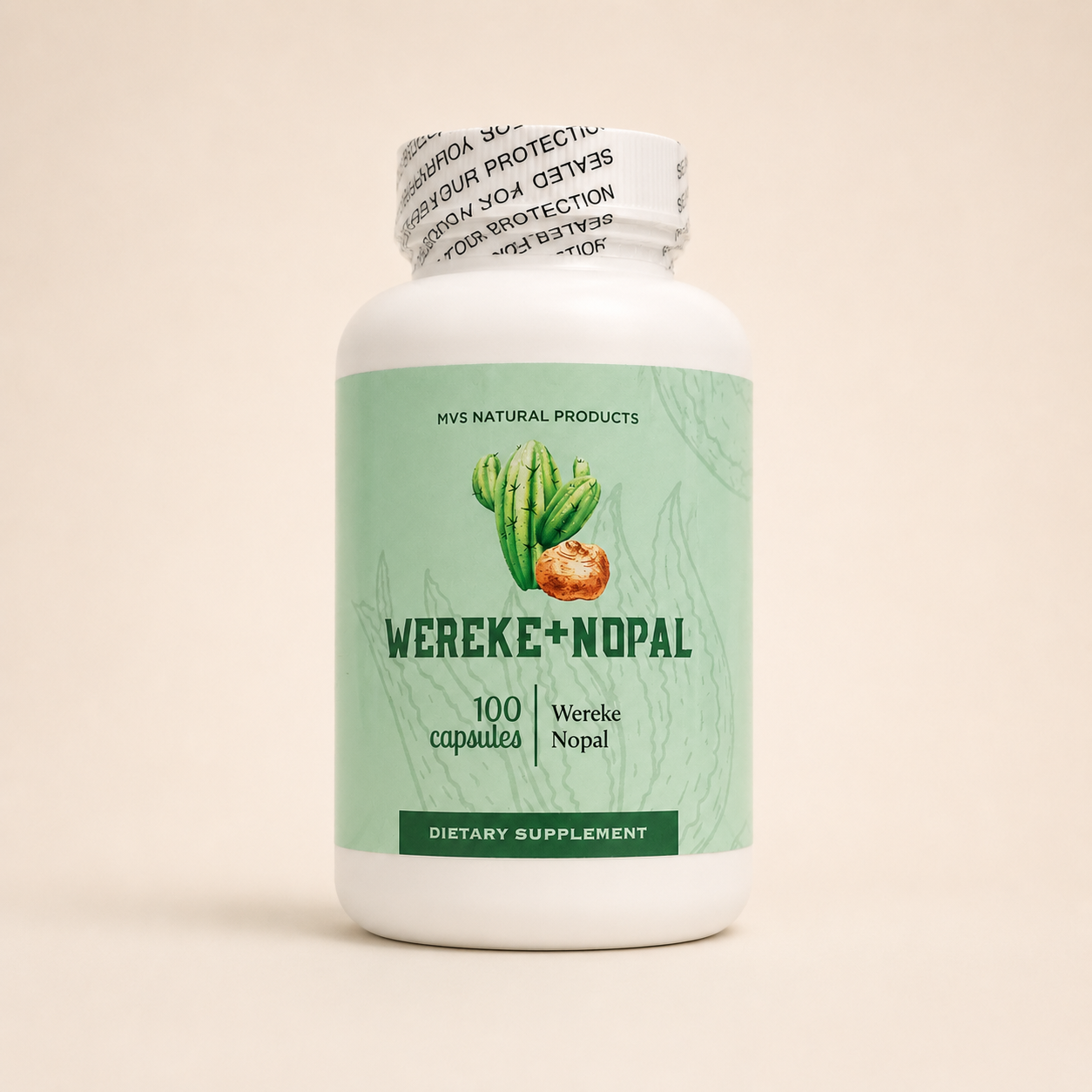 Wereke + Nopal | Metabolic Wellness Support | 100 Capsules