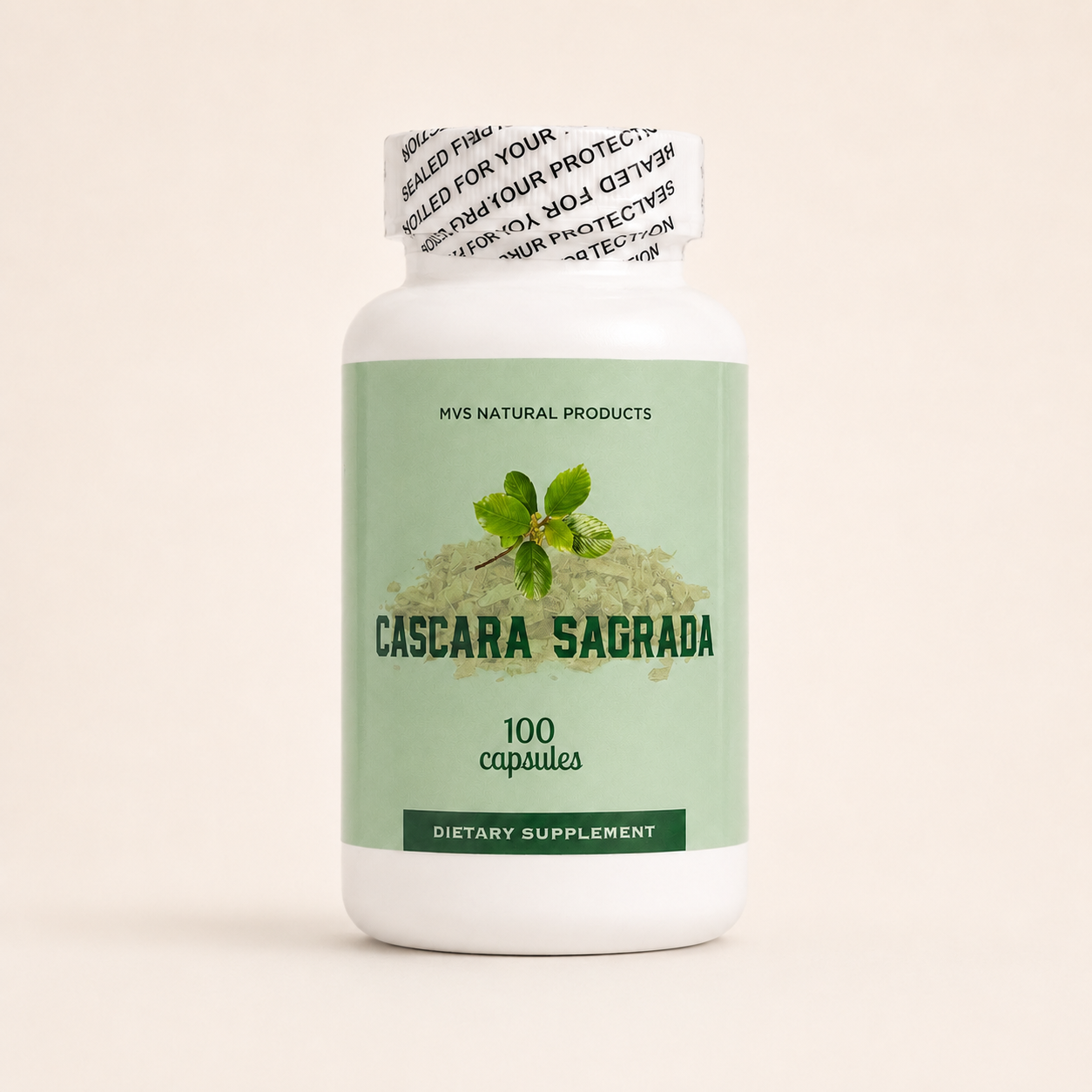 Cascara Sagrada | Digestive Regularity Support | 100 Capsules