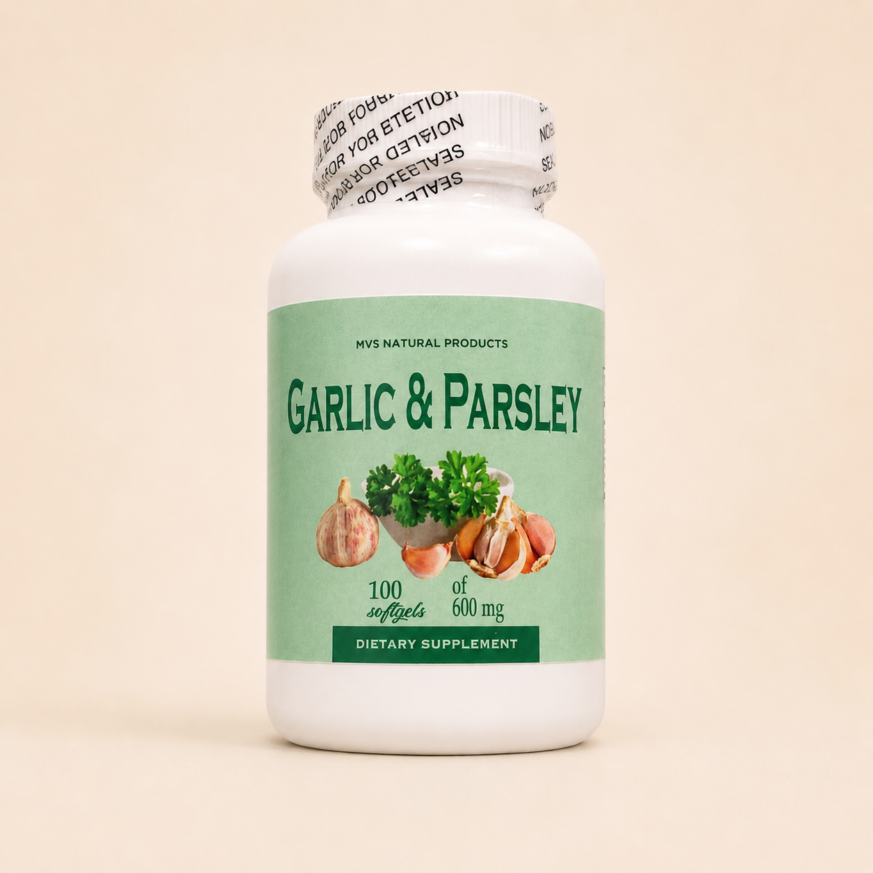 Garlic & Parsley | Cardiovascular Wellness Support | 100 Softgels